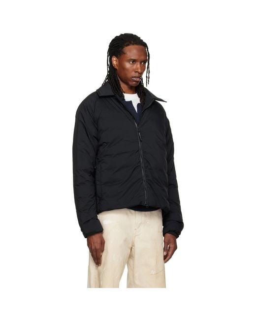 Canada Goose Black Lodge Track Down Jacket for men