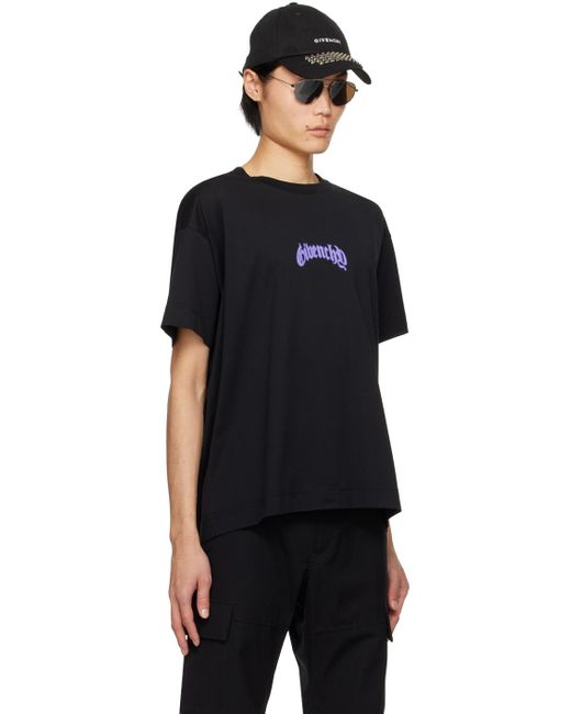 Givenchy Black Bonded T-Shirt