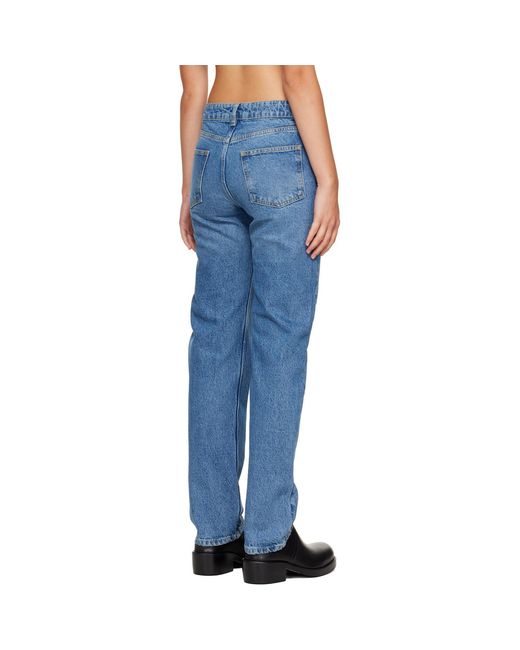STEFAN COOKE Blue Braided Jeans