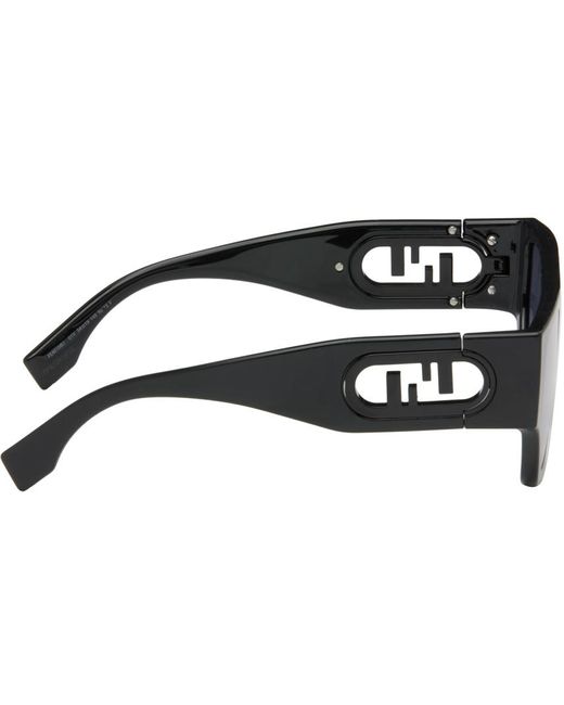 Fendi Black O'lock Sunglasses for men