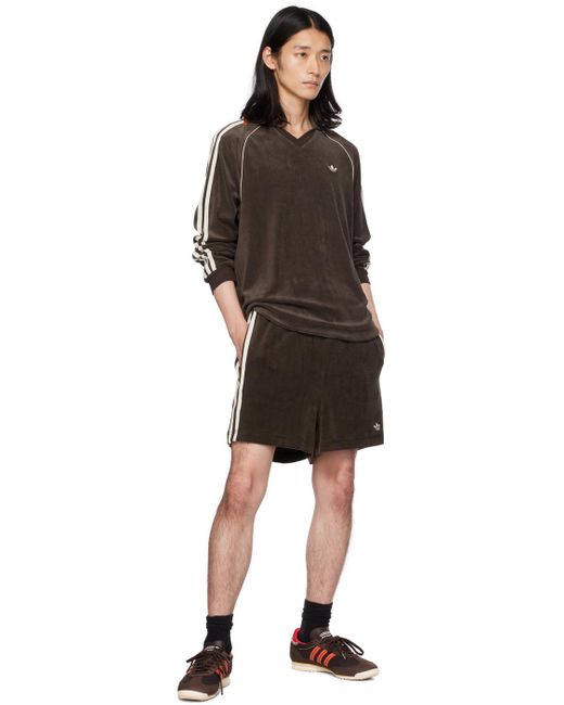 Wales Bonner Black Brown Adidas Originals Edition Shorts for men