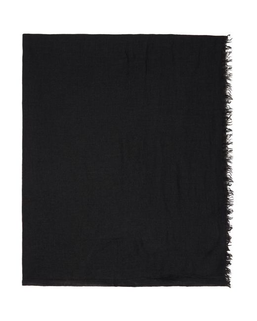 Rick Owens Black Temple Ginny Scarf for men
