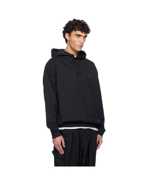 Y-3 Black Ft Hoodie for men
