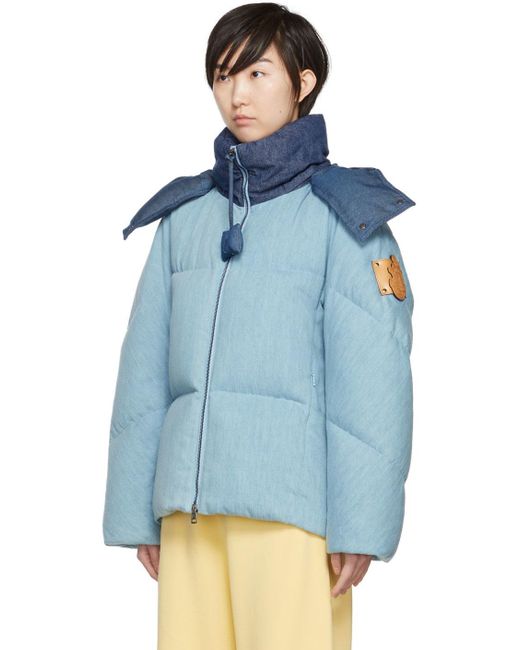 Moncler Genius 1 Moncler Jw Anderson Blue Whinfell Down Jacket