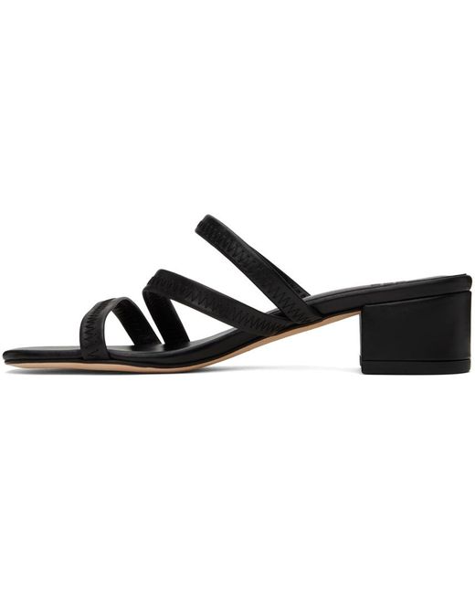 Maryam Nassir Zadeh Black Riviera Heeled Sandals