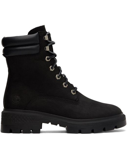 Timberland Suede Black Cortina Valley Ankle Boots | Lyst