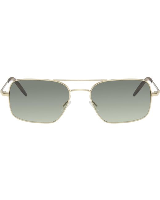 Oliver Peoples Gray Victory Ii Sunglasses for men