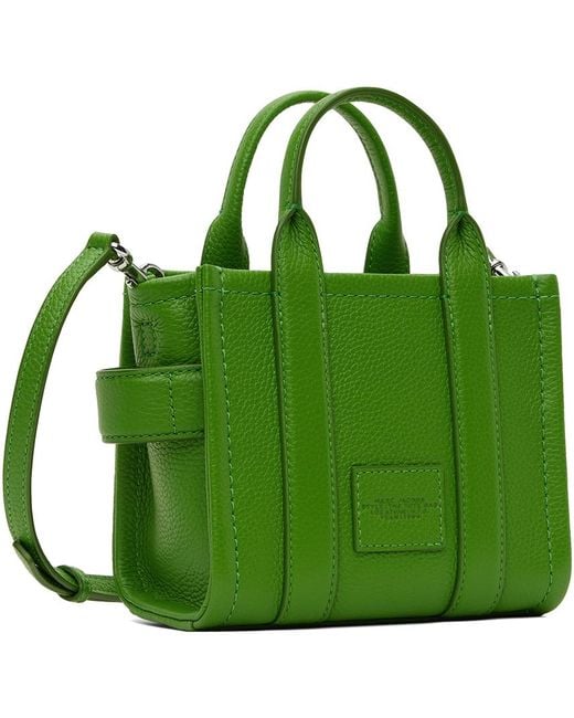 Marc Jacobs Green 'The Leather Crossbody' Tote