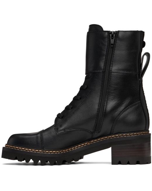 See By Chloé Black Mallory Boots