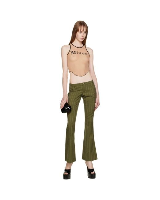 Miaou Green Thea Pants