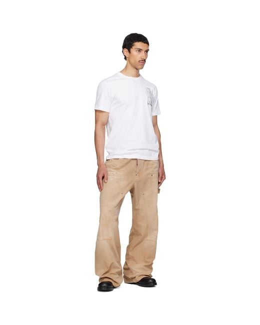Off-White c/o Virgil Abloh White Big Double Arrow Slim T-Shirt for men