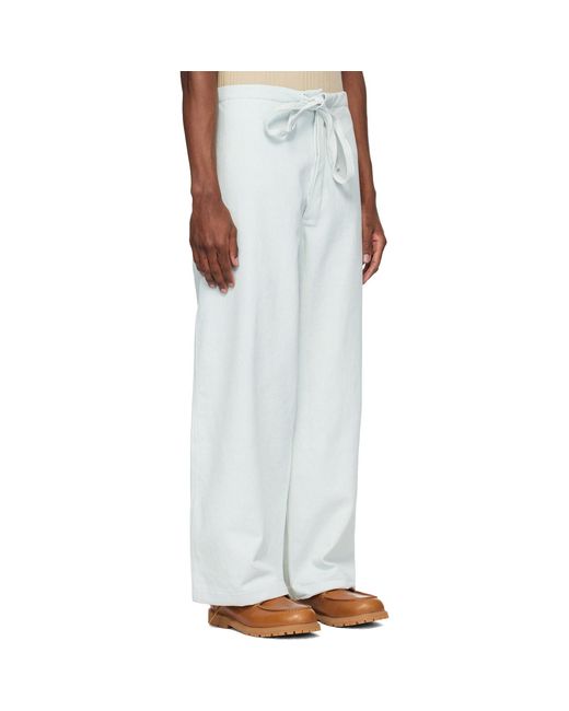 colbo White Farm Trousers for men