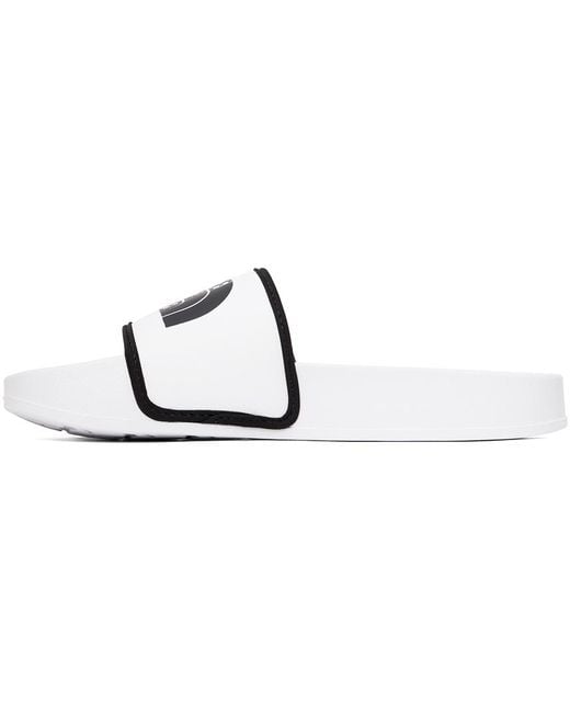The North Face Black White Base Camp Iii Slides