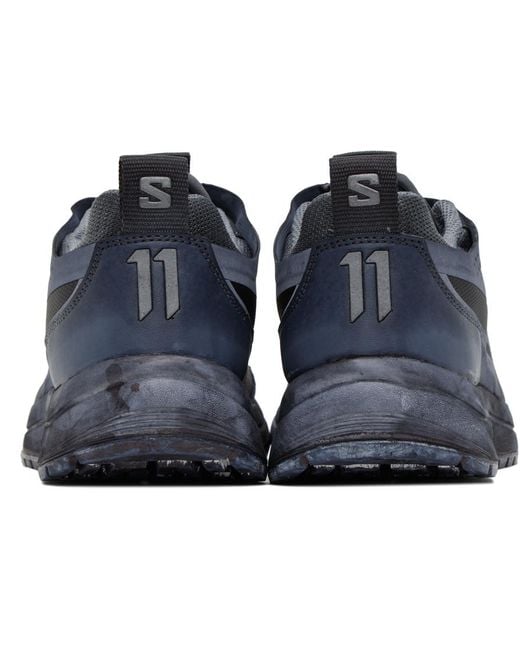 Boris Bidjan Saberi 11 Blue Black Salomon Edition Bamba 2 Low Sneakers for men