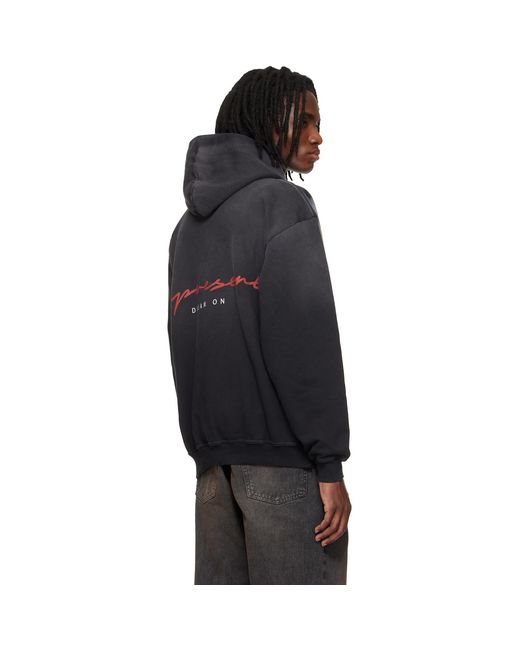 Pull À Capuche Chrome Flight Noir Represent pour homme en coloris Black