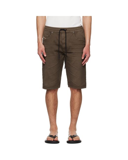 DIESEL Multicolor 2033 D-Krooley-Short Jogg Denim Shorts for men