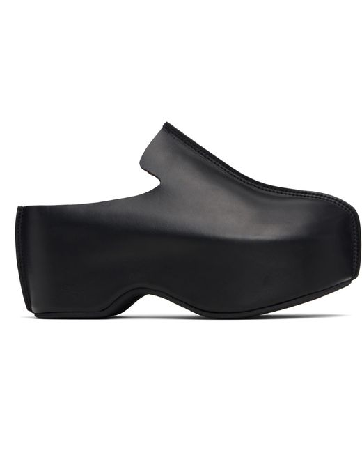J.W. Anderson Black Platform Clogs for men