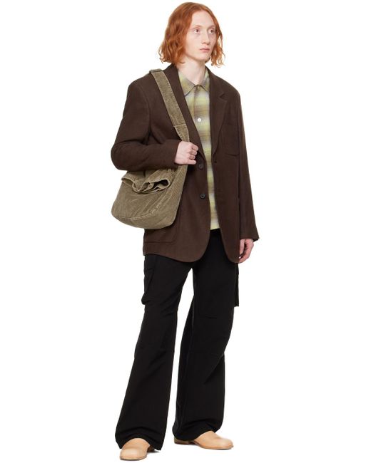 Our Legacy Brown Embrace Blazer for men