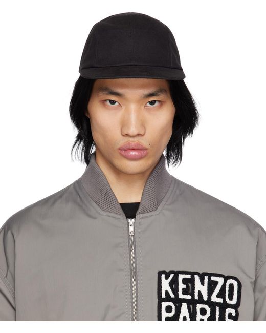 KENZO Black Boke Flower Baseball Cap for men