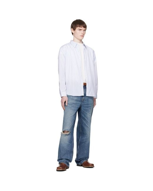 mfpen White Evening Shirt for men