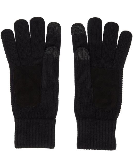 Polo Ralph Lauren Black Wool Gloves for men
