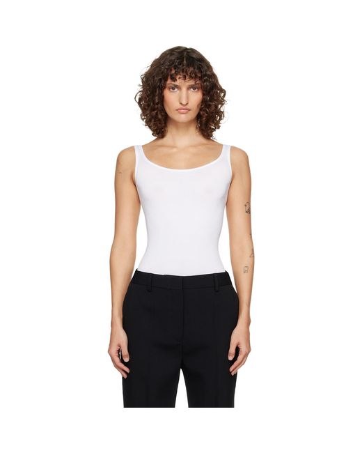 Wolford White Jamaika String Bodysuit