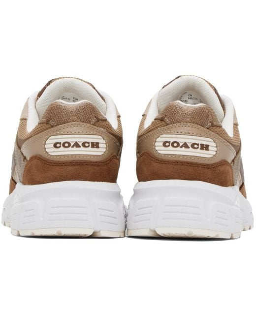 COACH Black Taupe C301 Sneakers for men