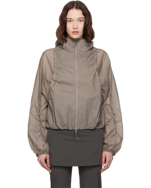 Roa Brown Taupe Spinnaker Windbreaker Jacket