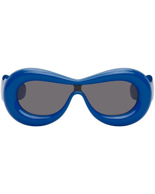 Loewe Blue Round-frame Acetate Sunglasses for men