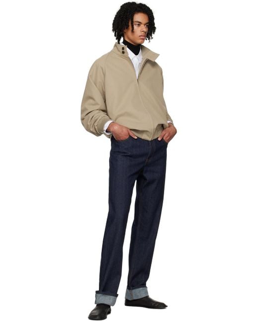 The Row Natural Taupe Harris Jacket for men