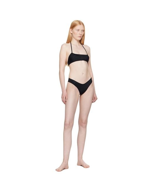 Belle Anna Black Calla Bikini Bottom
