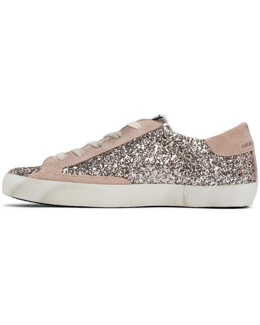 Golden Goose Deluxe Brand キッズ｜シルバー＆ピンク Super-Star Classic スニーカー Black