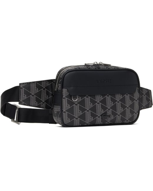 Sac-Ceinture Noir À Motif Monogrammé Lacoste pour homme en coloris Black