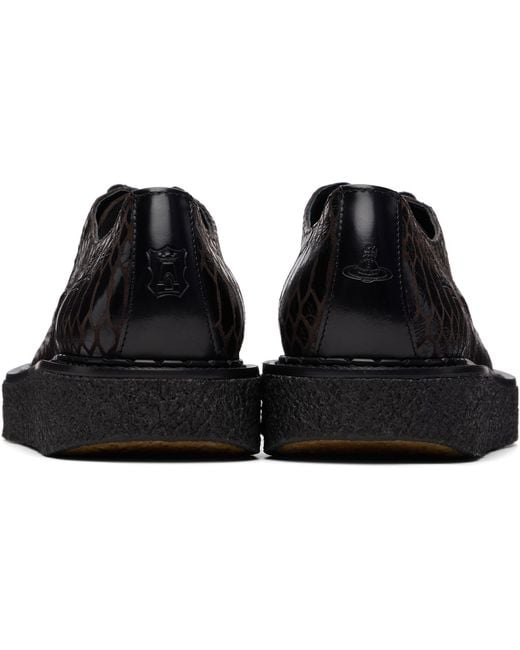 Vivienne Westwood Black George Cox Edition Hatton Derbys for men