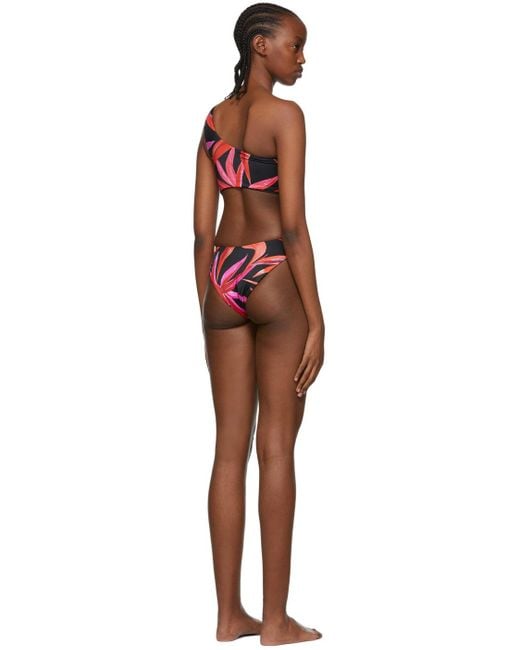 Louisa Ballou Black Recycled Nylonone-piece Swimsuit