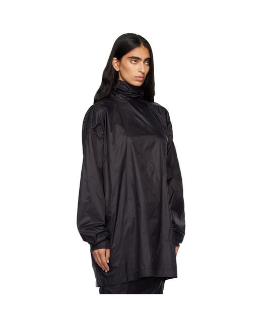 Rick Owens Black Concordians Jumbo Turtleneck