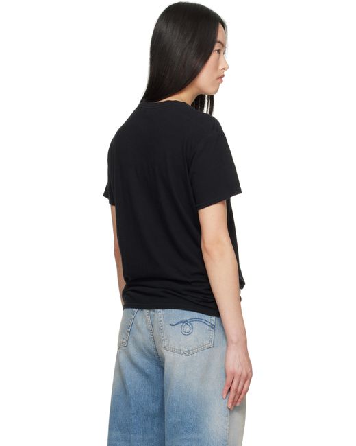 【関税込み】R13 ブラック 'C'est La Fucking Vie' Boy Tシャツ C'EST LA FUCKING VIE BOY T - BLACK - R13