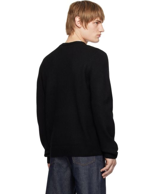 A.P.C. Black Edward Sweater for men