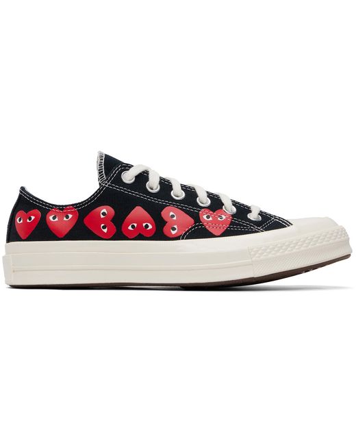 COMME DES GARÇONS PLAY Blue Converse Edition Chuck 70 Multi Heart Sneakers for men