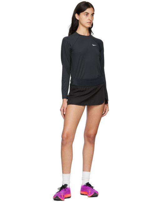 Nike Black Board Swim Skirt