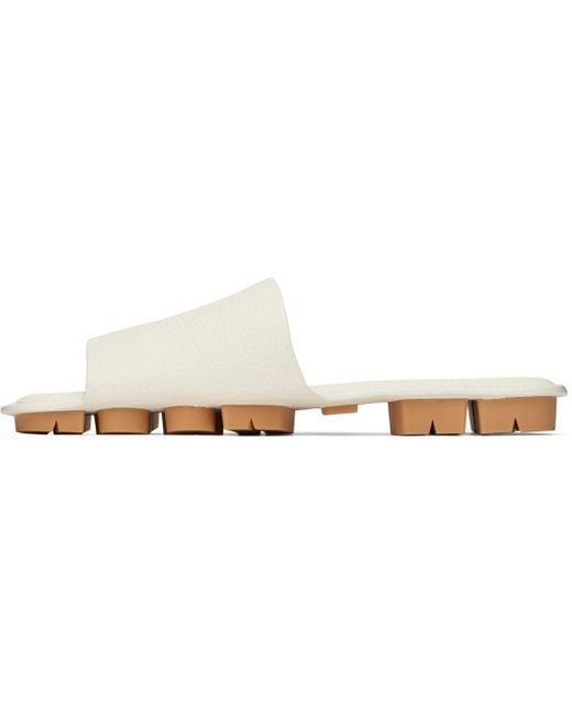 Sandales Blanc Cassé À Semelle Shore Bottega Veneta pour homme en coloris Black