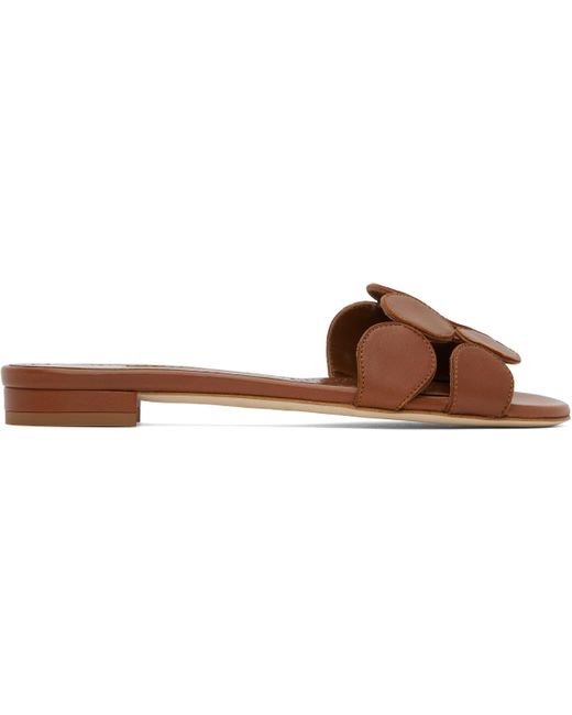 Manolo Blahnik Black Haribalmuflat Sandals