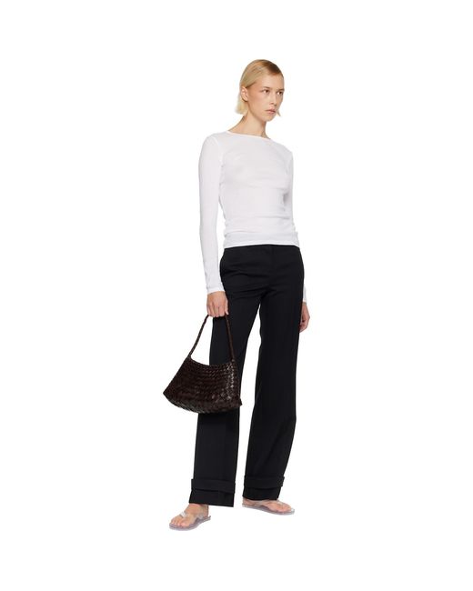 St. Agni Black Jelly Flip-Flops