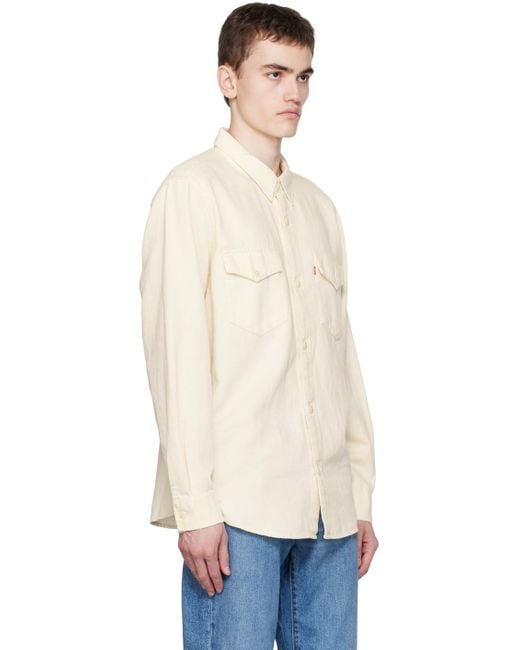 Levi's Multicolor Off-white Western Shirt for men
