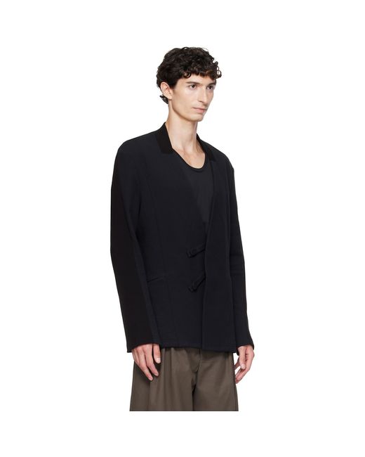 Kiko Kostadinov Black Koru Slim Blazer for men