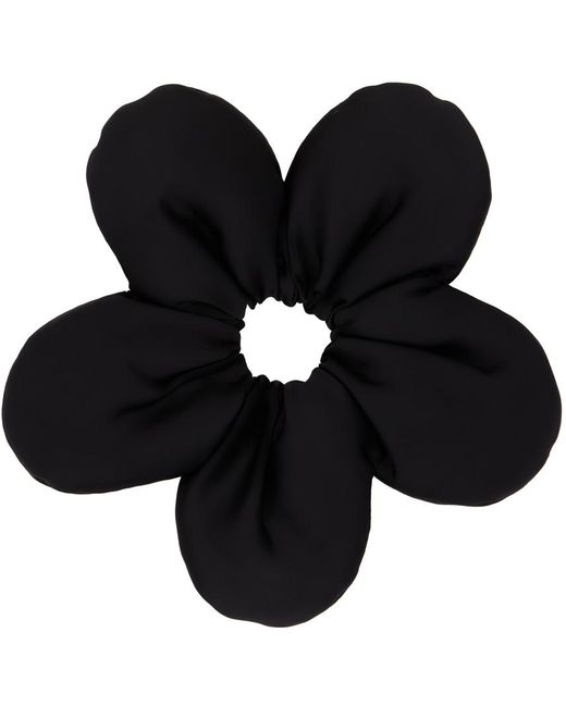 Élastique à cheveux en forme de fleur 2.0 noir Sandy Liang en coloris Black
