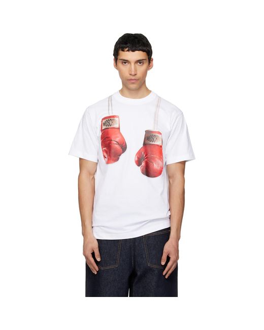 Moschino White T-Shirts for men