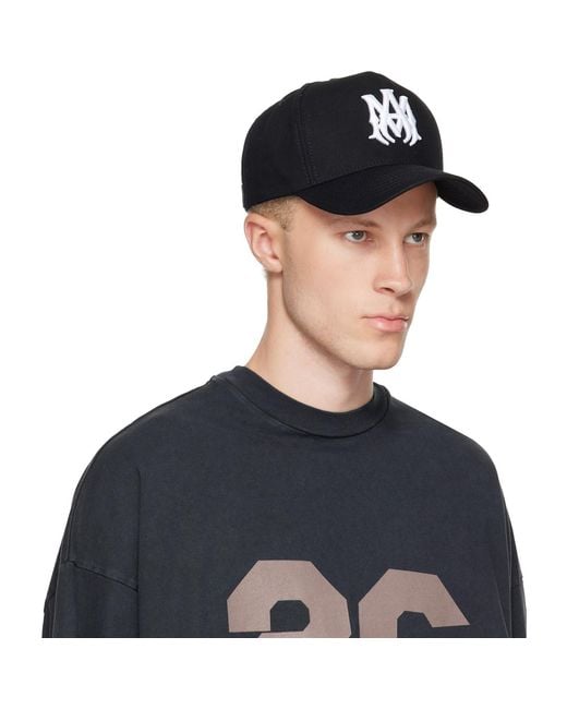 Amiri Blue 'Ma' Full Canvas Cap for men