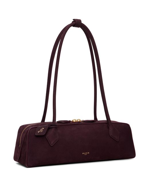 Alaïa Red Burgundy 'Le Teckel' Medium Bag