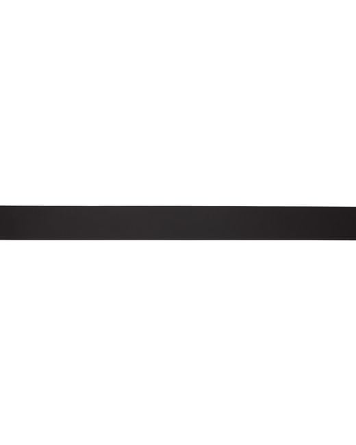 HUGO Black Leather Belt for men